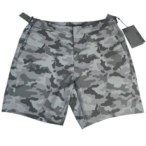 G/FORE Golf Shorts Mens 30 Grey Camo Adjustable Buckle Performance G4MS23B09A